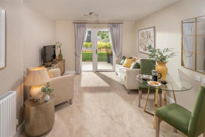 Show home living room